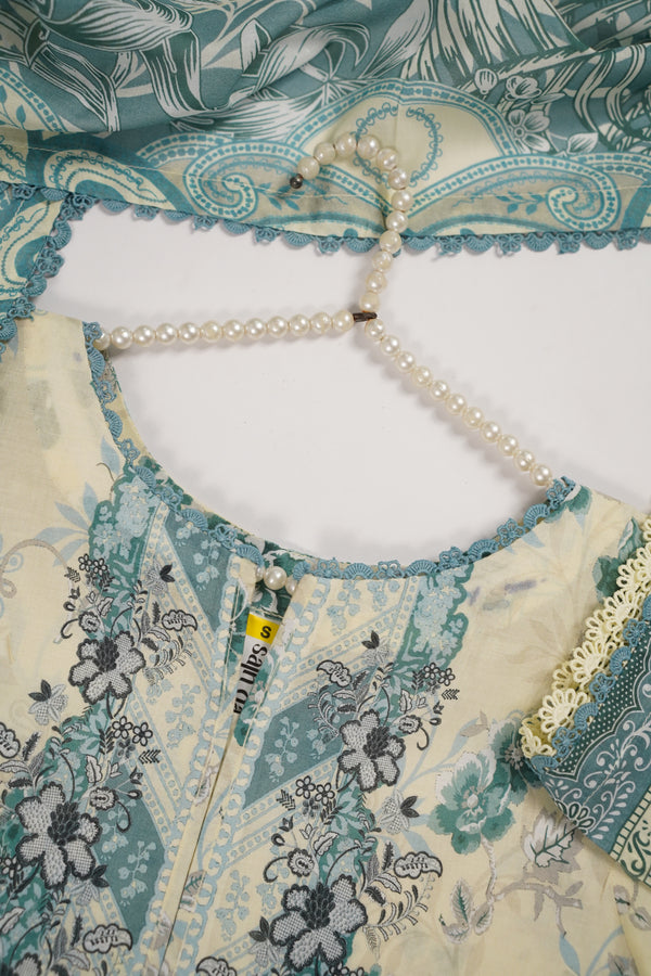Rozi  - Exclusive Lawn  Outfit with Dupatta - Ready to Wear - SD363
