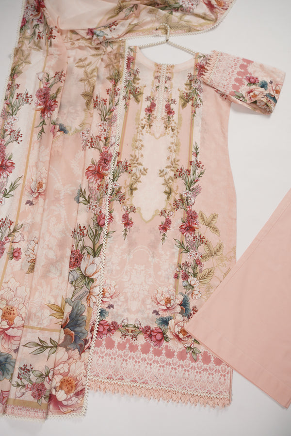 Rozi  - Exclusive Lawn  Outfit with Dupatta - Ready to Wear - SD366