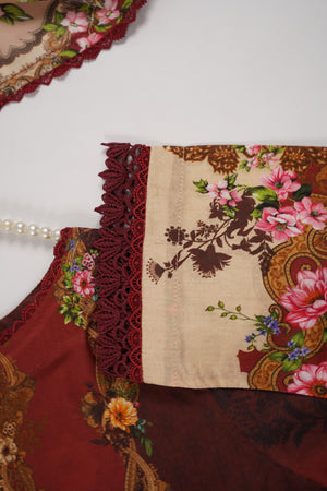 Rozi  - Exclusive Lawn  Outfit with Dupatta - Ready to Wear - SD368