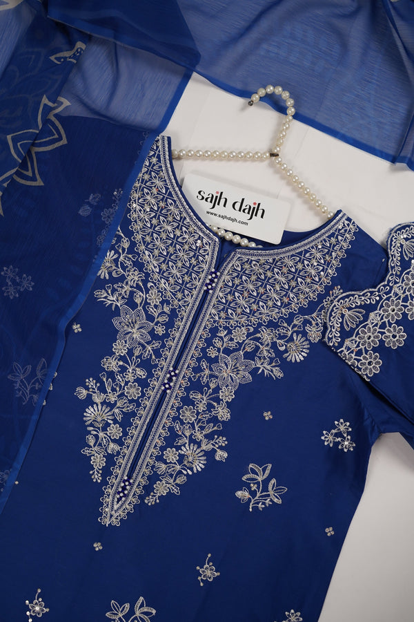 Rozi  - Exclusive Cotton  Outfit with Dupatta - Ready to Wear - MC323- Eid Volume 5