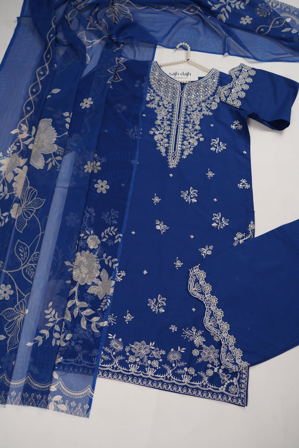 Rozi  - Exclusive Cotton  Outfit with Dupatta - Ready to Wear - MC323- Eid Volume 5