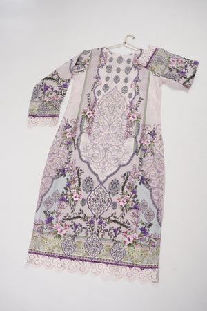 Rozi  - Exclusive Lawn  Outfit with Dupatta - Ready to Wear - SD367 purple
