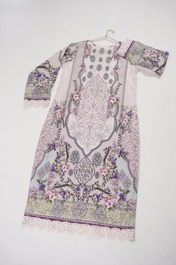Rozi  - Exclusive Lawn  Outfit with Dupatta - Ready to Wear - SD367 purple