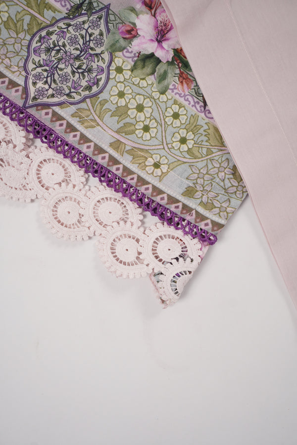 Rozi  - Exclusive Lawn  Outfit with Dupatta - Ready to Wear - SD367 purple