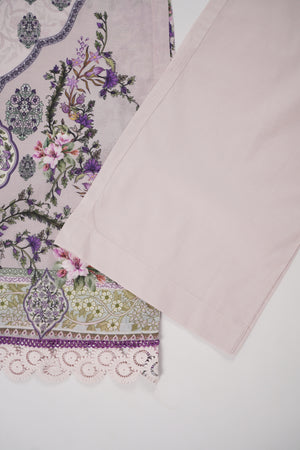 Rozi  - Exclusive Lawn  Outfit with Dupatta - Ready to Wear - SD367 purple