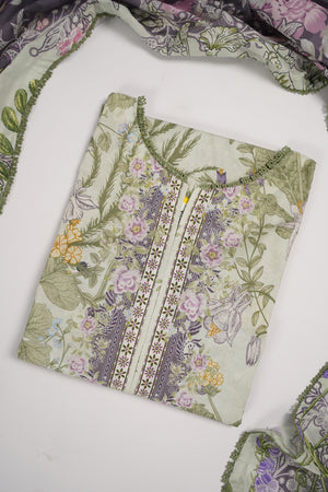 Rozi  - Exclusive Lawn  Outfit with Dupatta - Ready to Wear - SD358