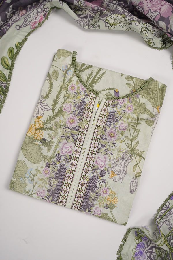 Rozi  - Exclusive Lawn  Outfit with Dupatta - Ready to Wear - SD358