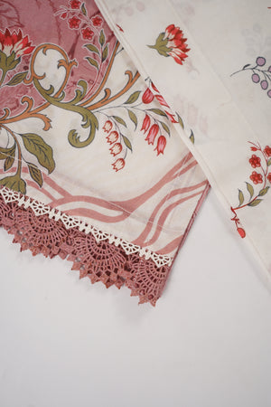 Rozi  - Exclusive Lawn  Outfit with Dupatta - Ready to Wear - SD375