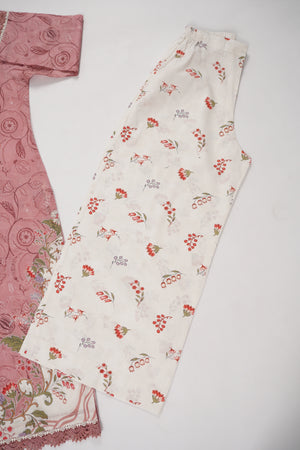 Rozi  - Exclusive Lawn  Outfit with Dupatta - Ready to Wear - SD375