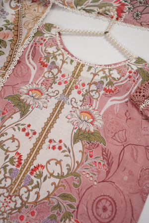 Rozi  - Exclusive Lawn  Outfit with Dupatta - Ready to Wear - SD375