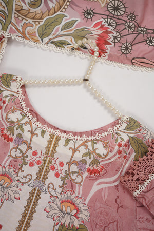 Rozi  - Exclusive Lawn  Outfit with Dupatta - Ready to Wear - SD375