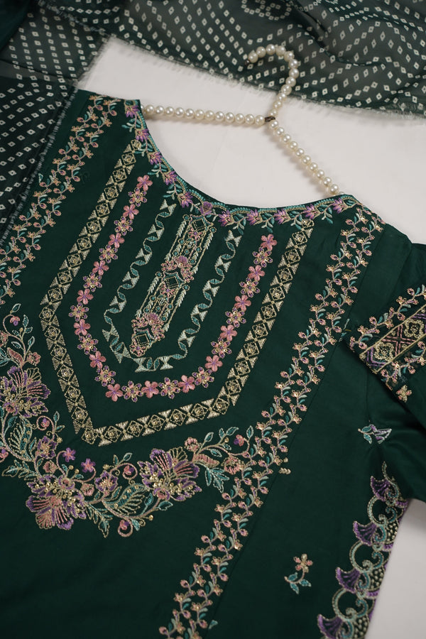 Rozi  - Exclusive Cotton  Outfit with Dupatta - Ready to Wear - MC331- Eid Volume 5