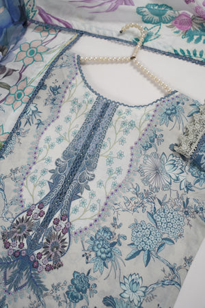 Rozi  - Exclusive Lawn  Outfit with Dupatta - Ready to Wear - SD372