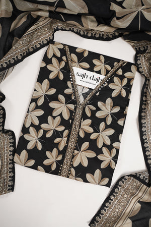 Bin Saeed Originals - Exclusive Lawn Outfit with Dupatta - Ready to Wear - MC326- Eid Volume 5