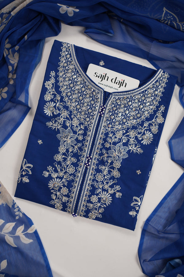 Rozi  - Exclusive Cotton  Outfit with Dupatta - Ready to Wear - MC323- Eid Volume 5