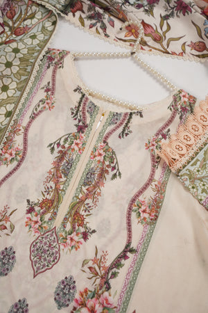 Rozi  - Exclusive Lawn  Outfit with Dupatta - Ready to Wear - SD370