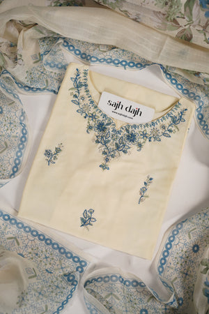 Rozi  - Exclusive Cotton  Outfit with Dupatta - Ready to Wear - MC319 - Eid Volume 5