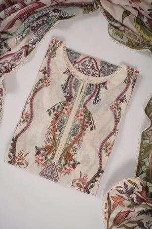 Rozi  - Exclusive Lawn  Outfit with Dupatta - Ready to Wear - SD370