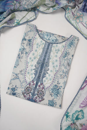 Rozi  - Exclusive Lawn  Outfit with Dupatta - Ready to Wear - SD372