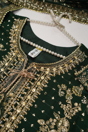Husan e Jahan - Luxury Festive Collection with Crushed Sharara - Ready to Wear - SD-HEJ-V4-D8