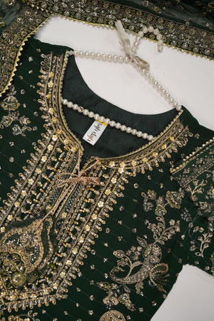 Husan e Jahan - Luxury Festive Collection with Crushed Sharara - Ready to Wear - SD-HEJ-V4-D8