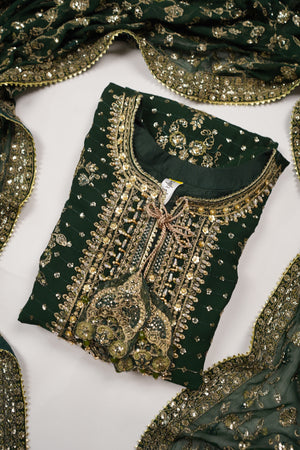 Husan e Jahan - Luxury Festive Collection with Crushed Sharara - Ready to Wear - SD-HEJ-V4-D8