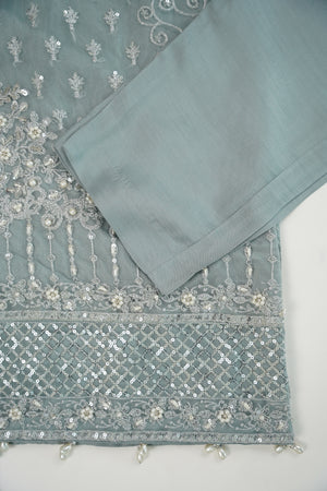 Tehwar - Luxury Organza Outfit - Festive Collection - Ready to Wear - Eid25 - TEHV7D4-SD