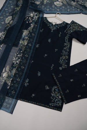 Rozi  - Exclusive Cotton  Outfit with Dupatta - Ready to Wear - MC349- Eid Volume 5