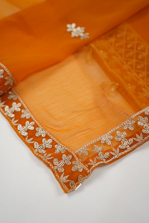 Husan e Jahan - Luxury Chiffon Outfit with Chiffon Dupatta - Ready to Wear - V1 - Eid25 - 06