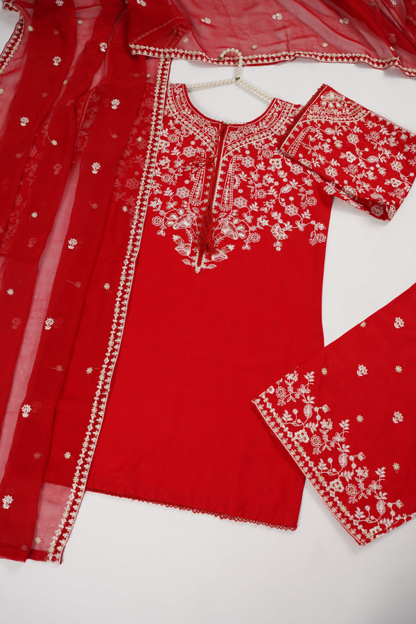 Rozi  - Exclusive Cotton  Outfit with Dupatta - Ready to Wear - MC343- Eid Volume 5