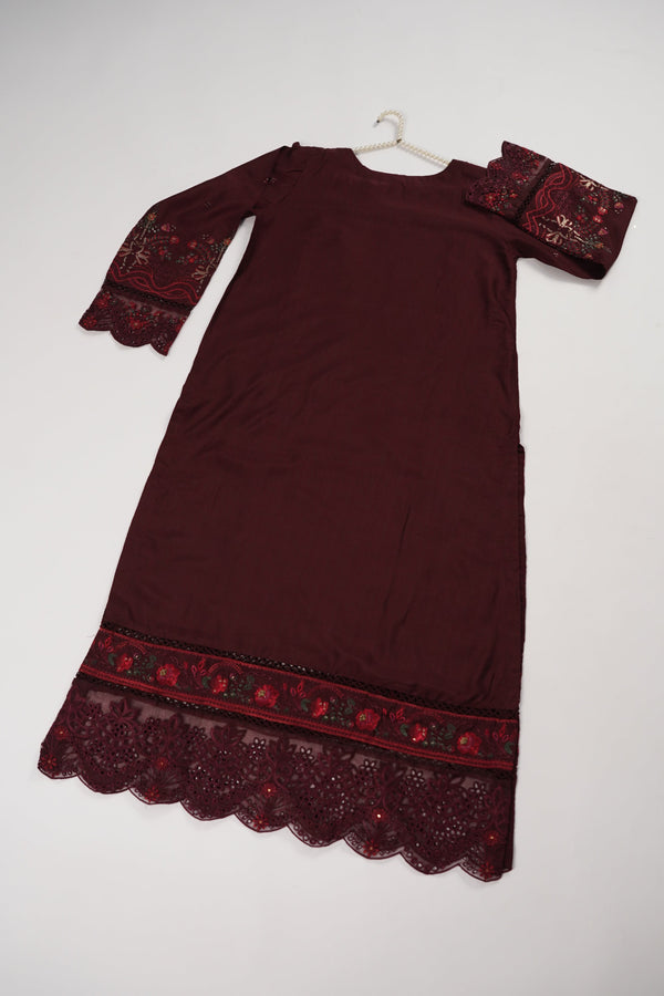 SadaBahar Originals - Chiffon Outfit with Chiffon Dupatta - Ready to Wear - MC353