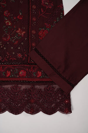 SadaBahar Originals - Chiffon Outfit with Chiffon Dupatta - Ready to Wear - MC353