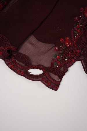 SadaBahar Originals - Chiffon Outfit with Chiffon Dupatta - Ready to Wear - MC353