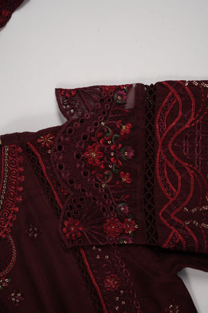 SadaBahar Originals - Chiffon Outfit with Chiffon Dupatta - Ready to Wear - MC353