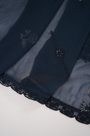 SadaBahar Originals- Chiffon Outfit with Chiffon Dupatta - Ready to Wear - MC354