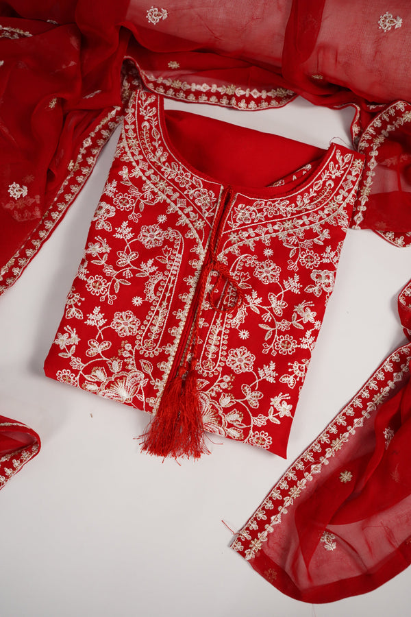 Rozi  - Exclusive Cotton  Outfit with Dupatta - Ready to Wear - MC343- Eid Volume 5