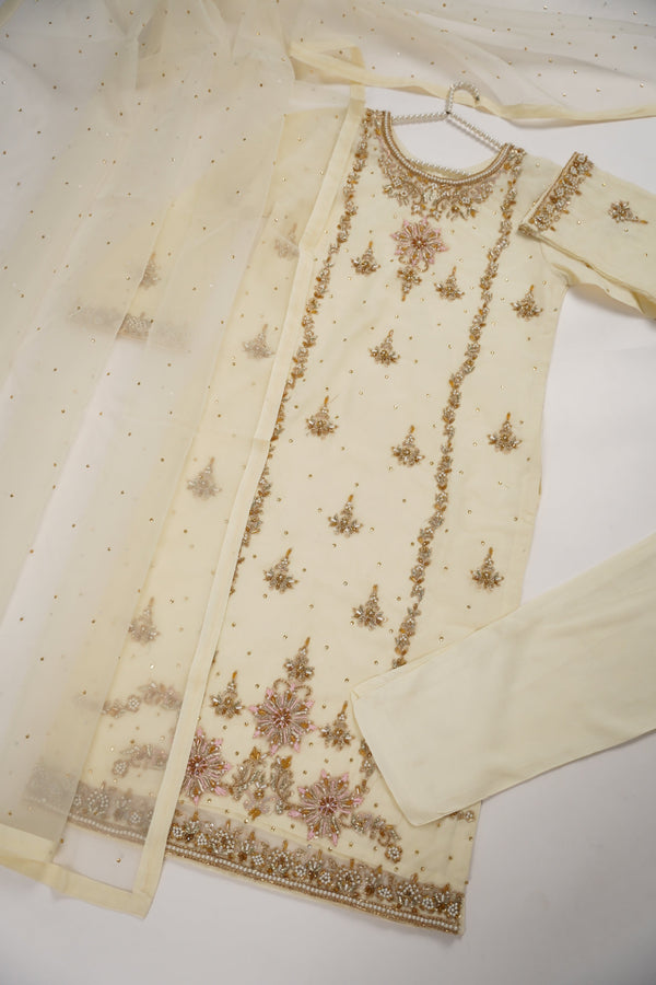 Khaas - Adda Work - Luxury Organza Outfit with Organza Dupatta - Ready to Wear  SB238 - Eid Volume 1