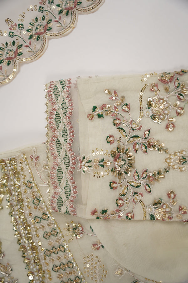 Tehwar - Luxury Organza Outfit with Organza Dupatta - Ready to Wear SB241  - Eid Volume 1