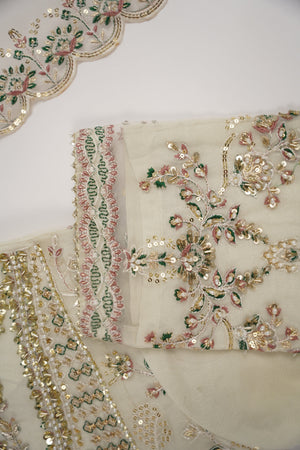 Tehwar - Luxury Organza Outfit with Organza Dupatta - Ready to Wear SB241  - Eid Volume 1