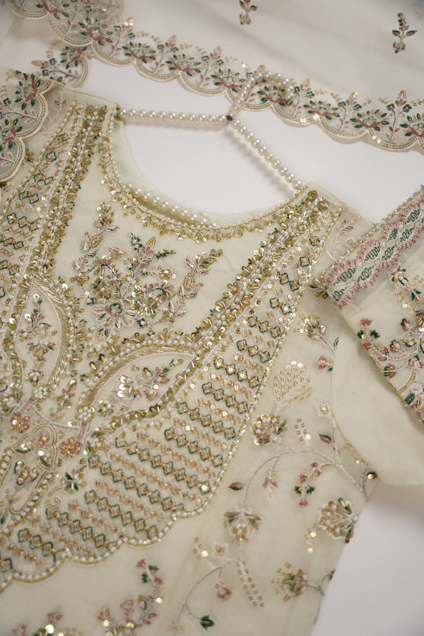 Tehwar - Luxury Organza Outfit with Organza Dupatta - Ready to Wear SB241  - Eid Volume 1