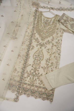 Tehwar - Luxury Organza Outfit with Organza Dupatta - Ready to Wear SB241  - Eid Volume 1