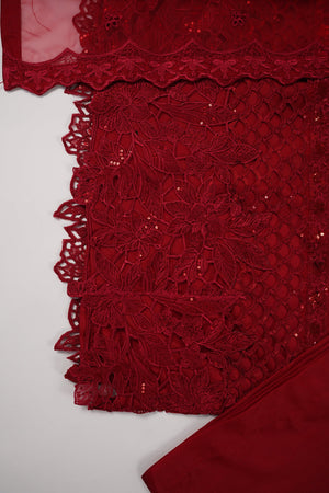Tehwar - Luxury Organza Outfit with Organza Dupatta - Ready to Wear MC355- Eid Volume 4