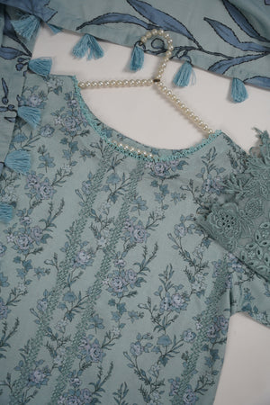 Rozi - Exclusive Karandi Outfit with Shawl - Ready to Wear -SB245 - Eid Volume 2