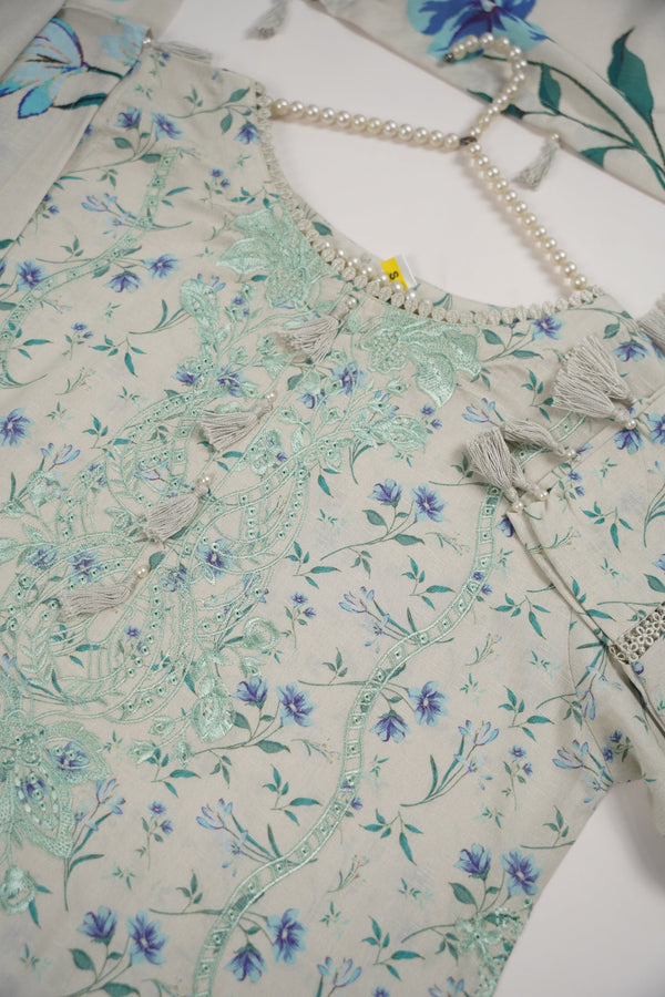 Rozi - Exclusive Karandi Outfit with Shawl - Ready to Wear - SB243 - Eid Volume 2