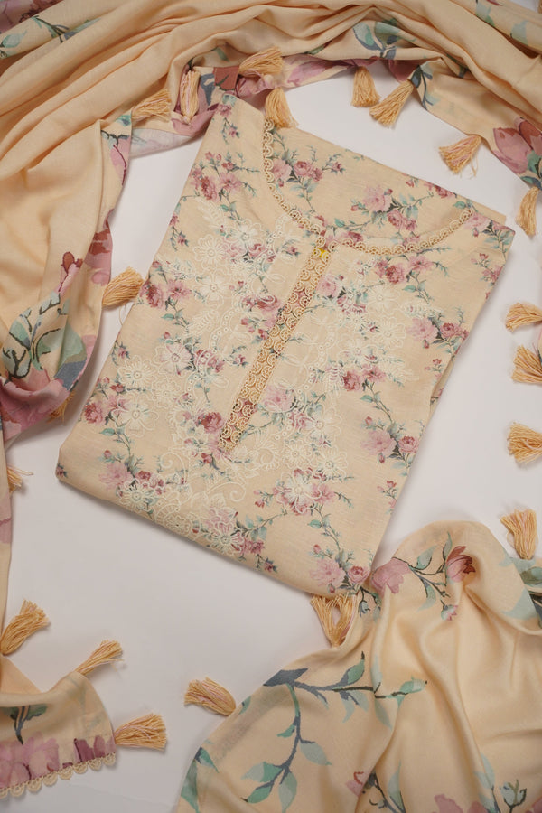 Rozi - Exclusive Karandi Outfit with Shawl - Ready to Wear - SB239 - Eid Volume 2