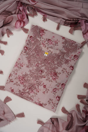 Rozi - Exclusive Karandi Outfit with Shawl - Ready to Wear -SB244 - Eid Volume 2