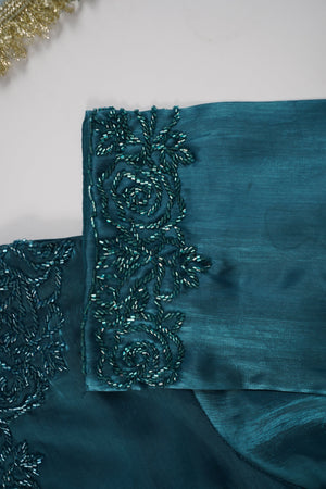 Khaas - Luxury Sheesha Silk Outfit - Hand Work - Ready to Wear SD361