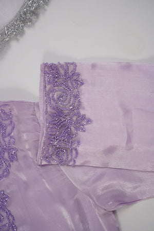 Khaas - Luxury Sheesha Silk Outfit - Hand Work - Ready to Wear MC360- Eid Volume 4