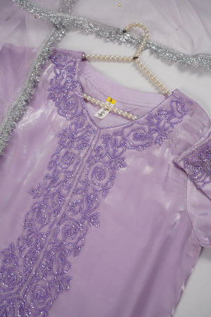 Khaas - Luxury Sheesha Silk Outfit - Hand Work - Ready to Wear MC360- Eid Volume 4