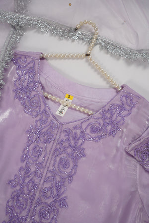 Khaas - Luxury Sheesha Silk Outfit - Hand Work - Ready to Wear MC360- Eid Volume 4